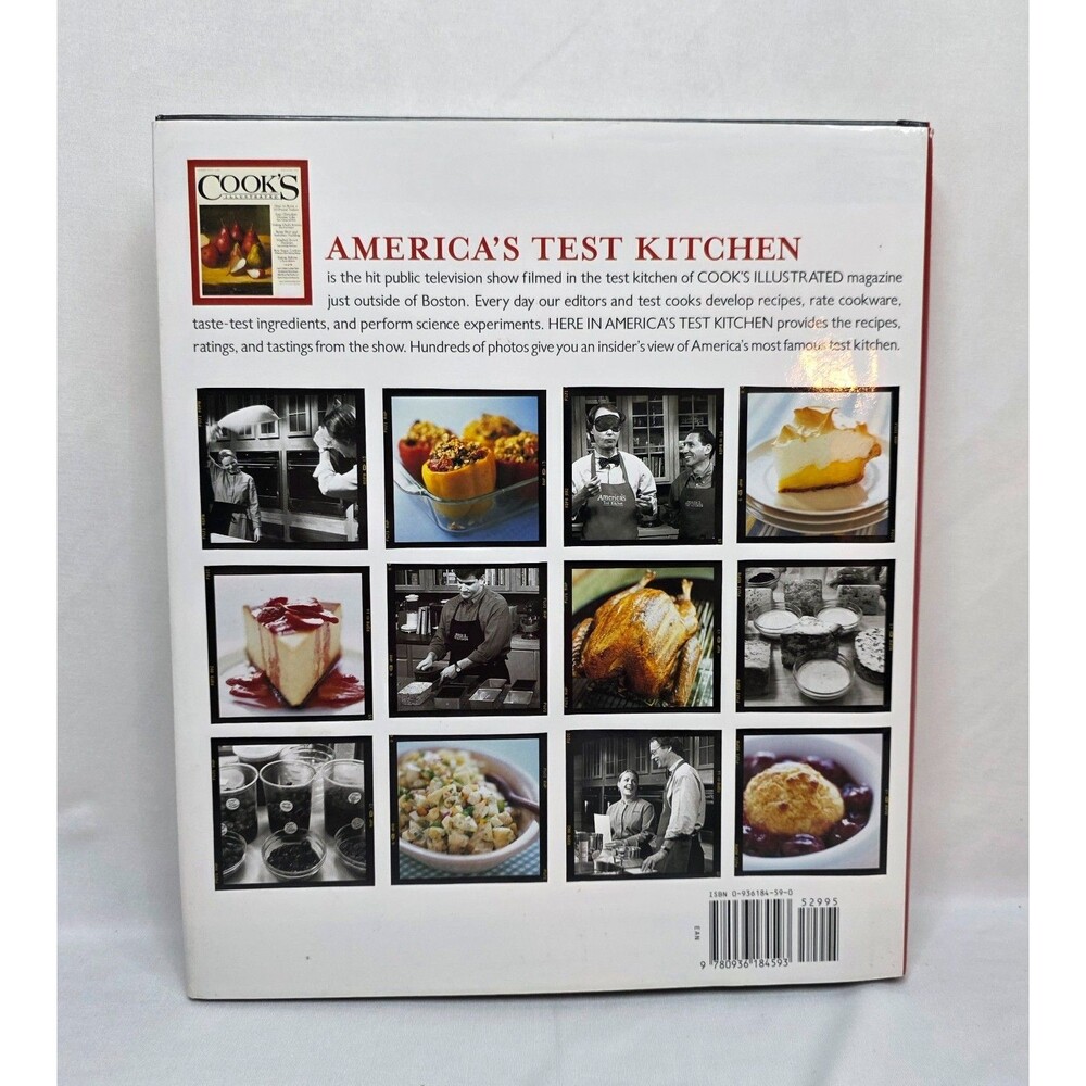 Here in America's Test Kitchen Cookbook | 2003 Cook's Illustrated | Hardcover - Picture 2 of 16